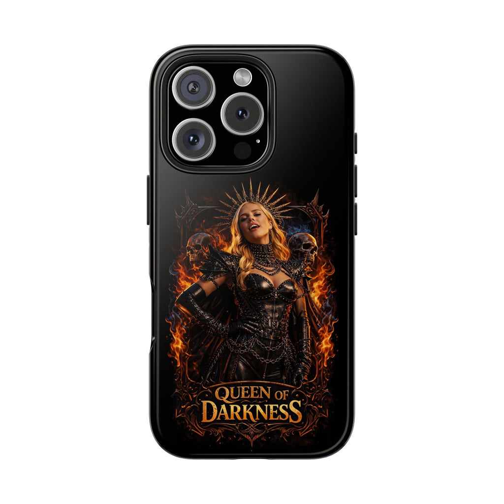 Crystal Sparkle Queen of Darkness by Dark.Lex  Phone Case — Gothic Flame Protective Case