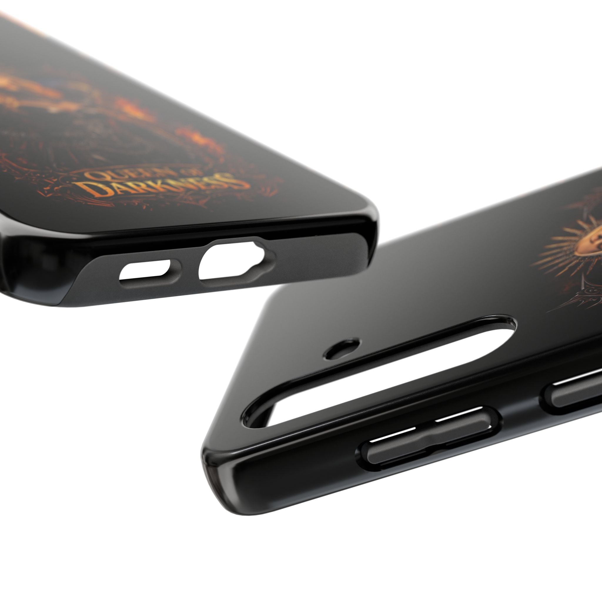 Crystal Sparkle Queen of Darkness by Dark.Lex  Phone Case — Gothic Flame Protective Case