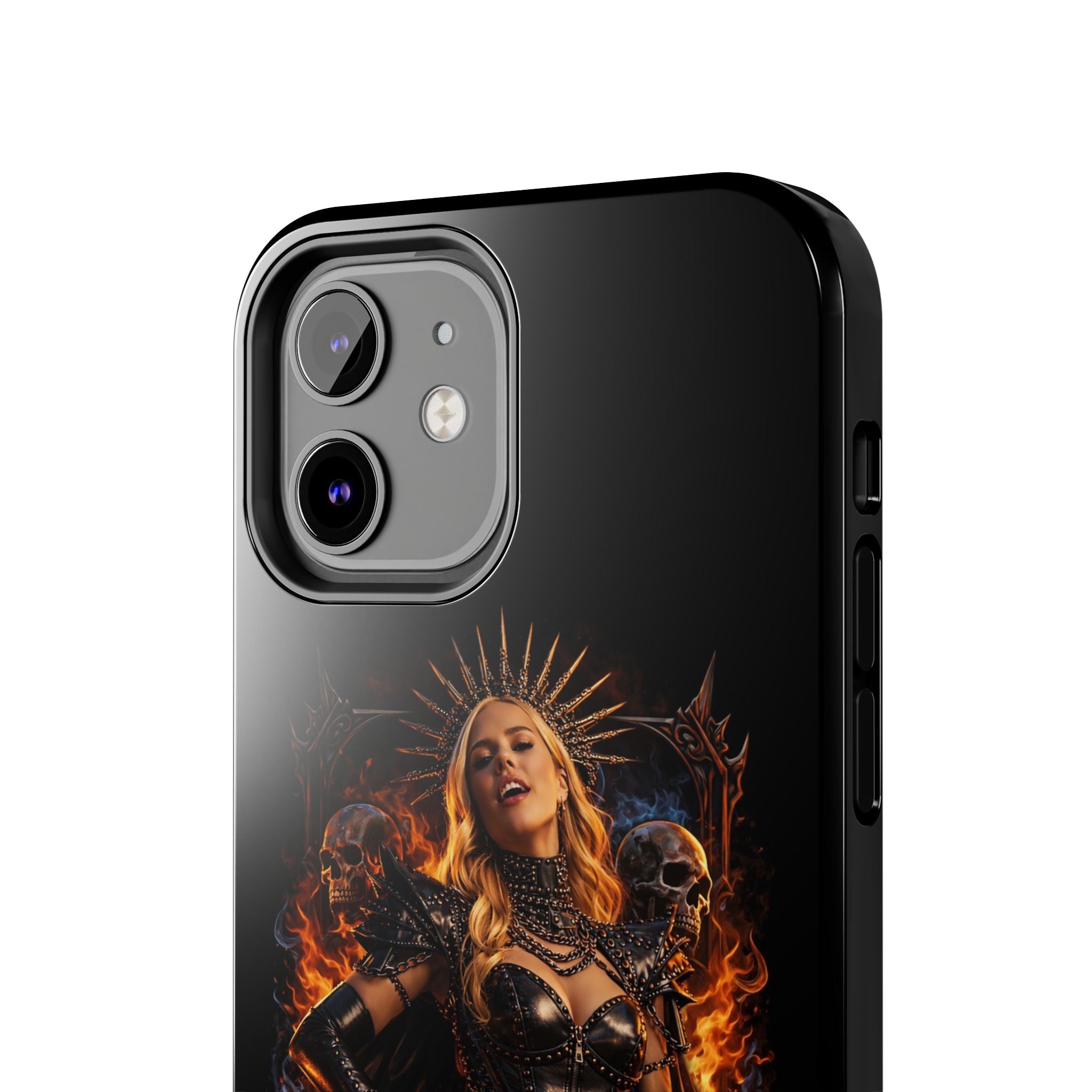 Crystal Sparkle Queen of Darkness by Dark.Lex  Phone Case — Gothic Flame Protective Case