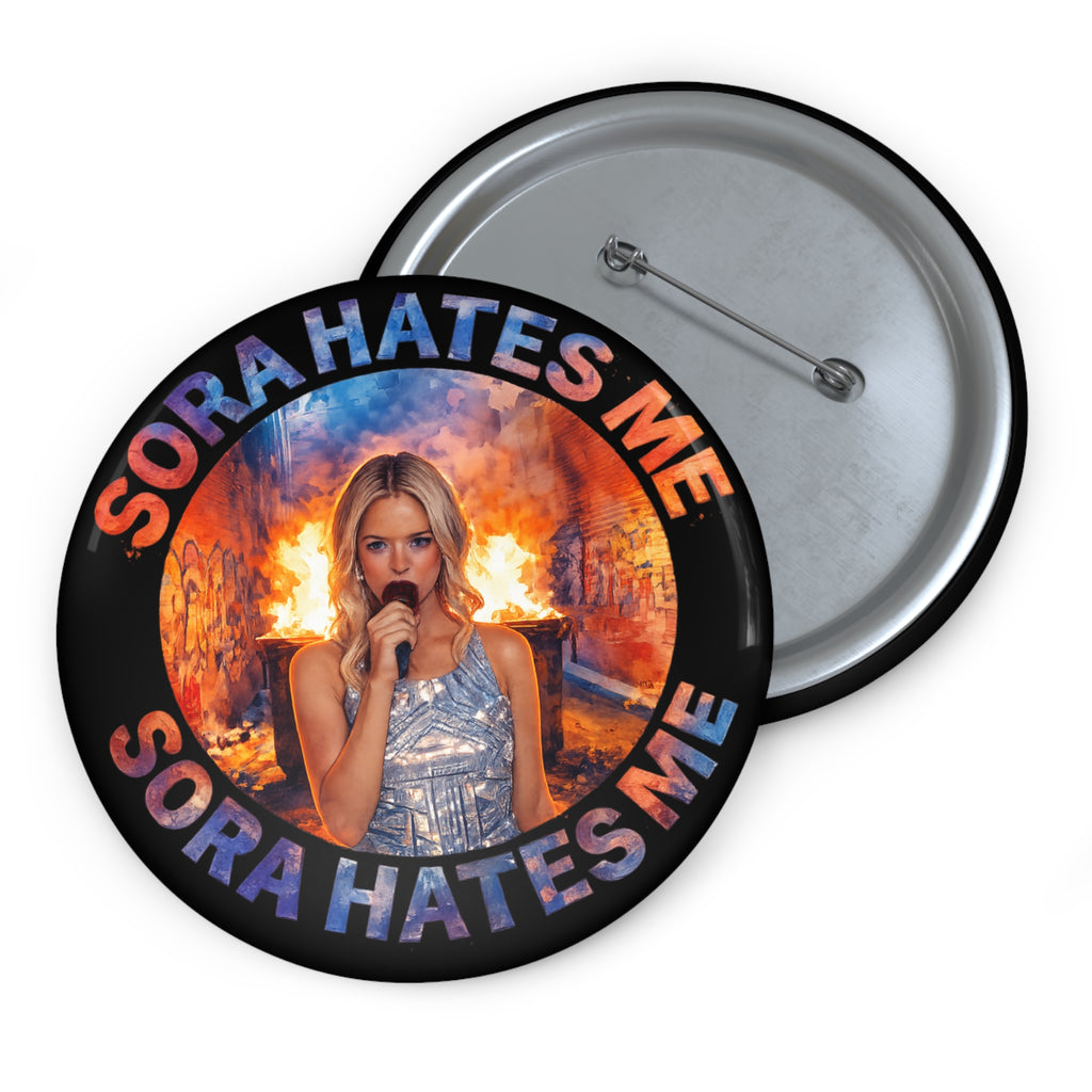 Crystal Sparkle “SORA HATES ME” Fan Pin