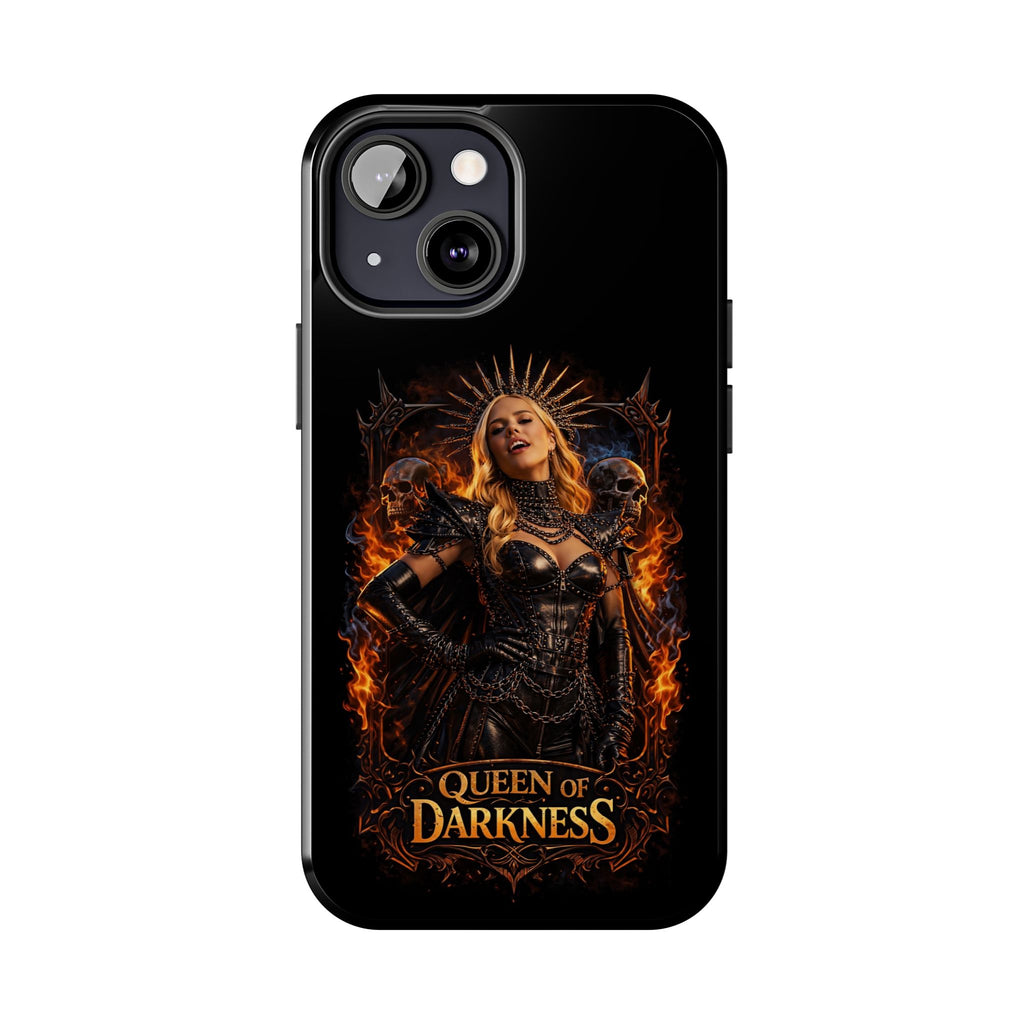 Crystal Sparkle Queen of Darkness by Dark.Lex  Phone Case — Gothic Flame Protective Case