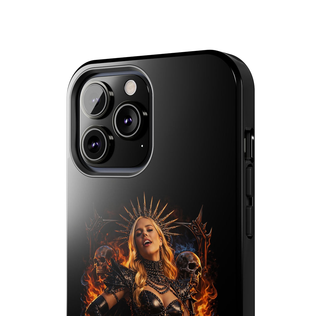Crystal Sparkle Queen of Darkness by Dark.Lex  Phone Case — Gothic Flame Protective Case