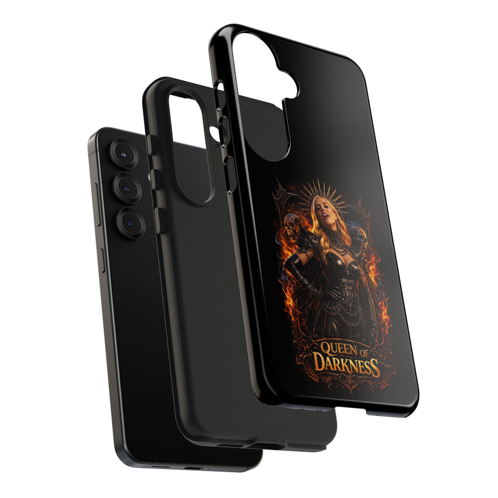 Crystal Sparkle Queen of Darkness by Dark.Lex  Phone Case — Gothic Flame Protective Case