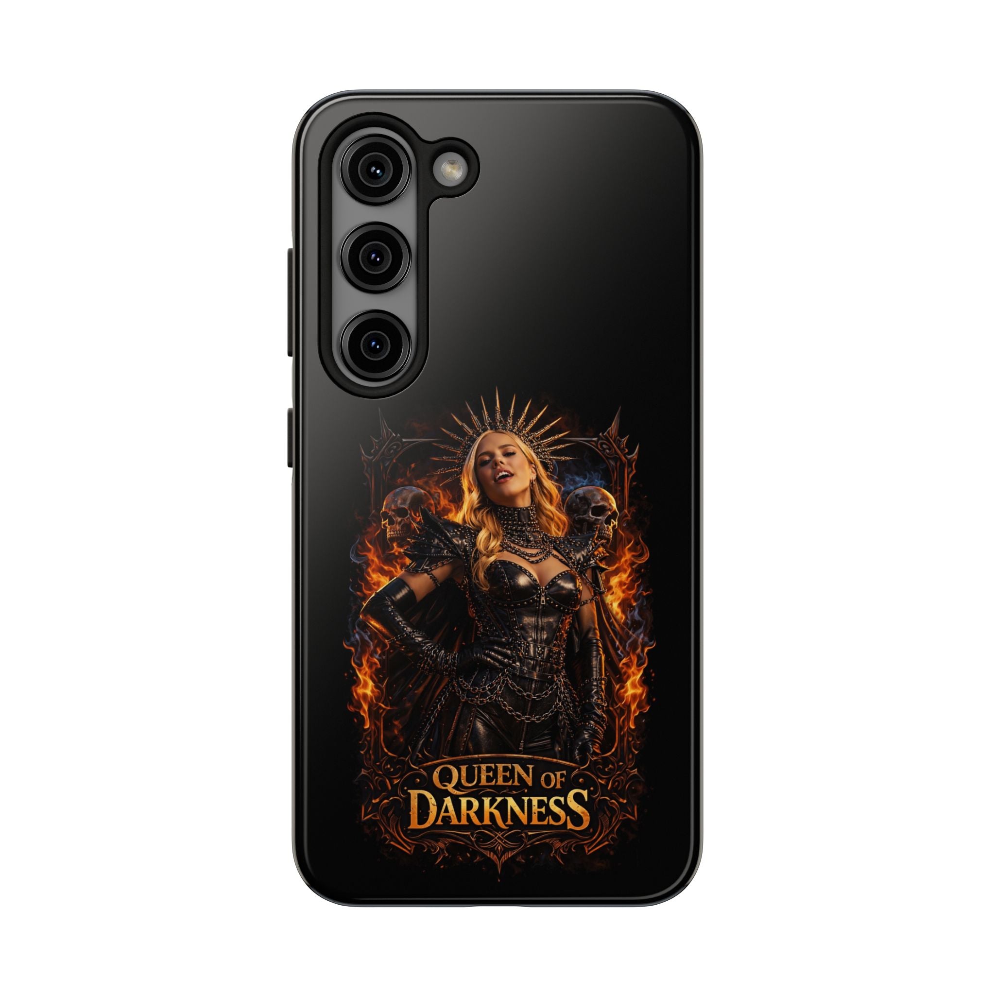 Crystal Sparkle Queen of Darkness by Dark.Lex  Phone Case — Gothic Flame Protective Case
