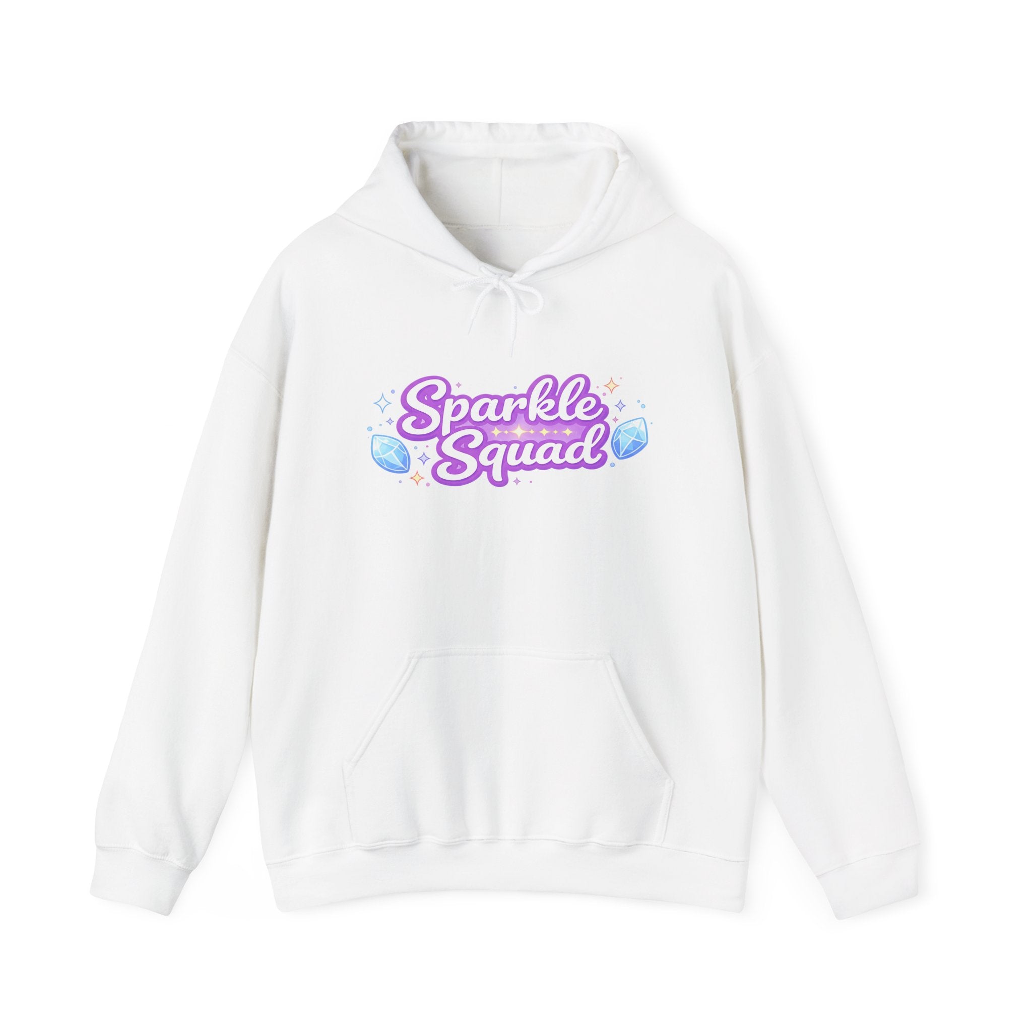 Sparkle Squad by GareBearStare Hoodie – Cute Pastel Gem Graphic Sweatshirt