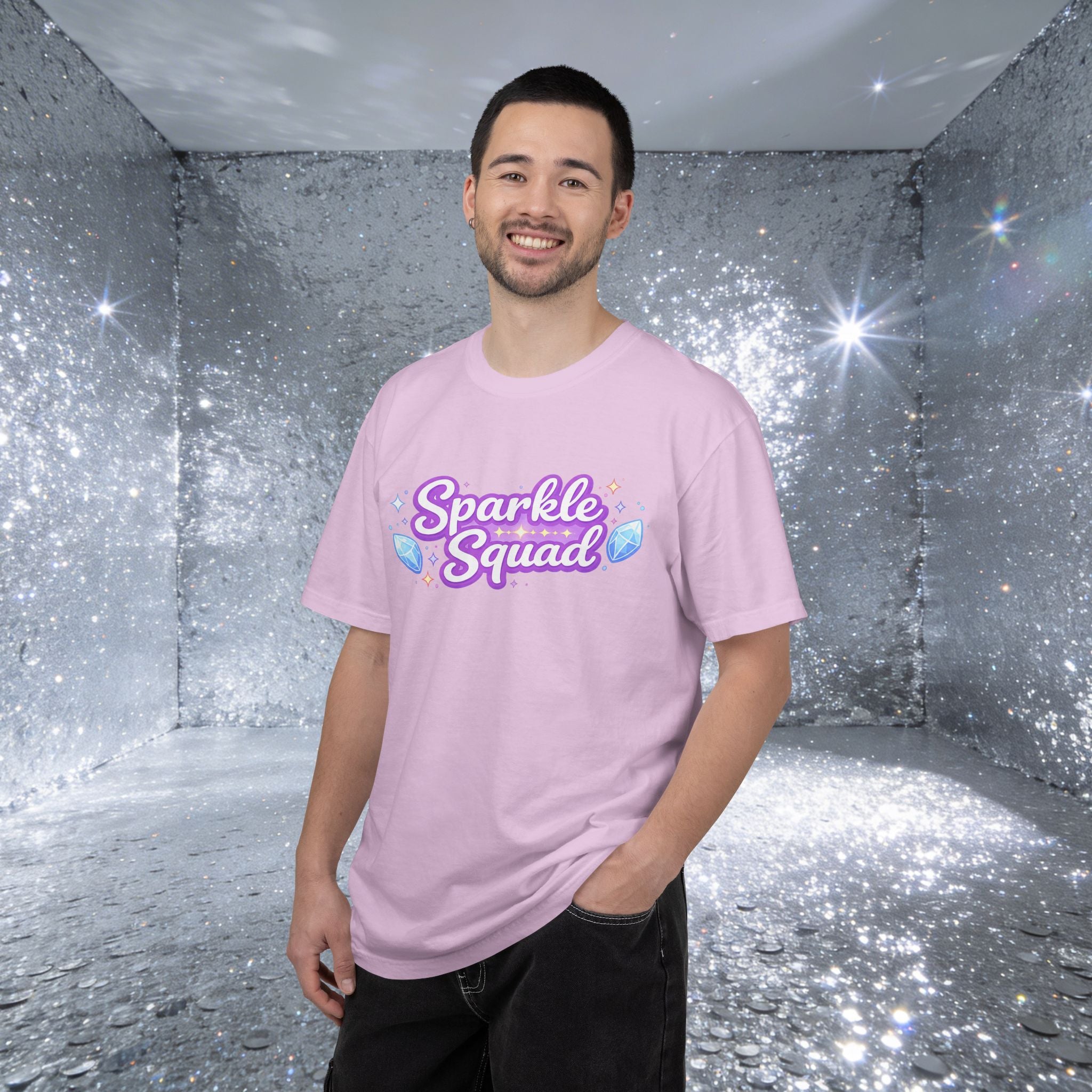 Sparkle Squad by GareBearStare T-Shirt — Cute Glitter Gem Graphic Tee