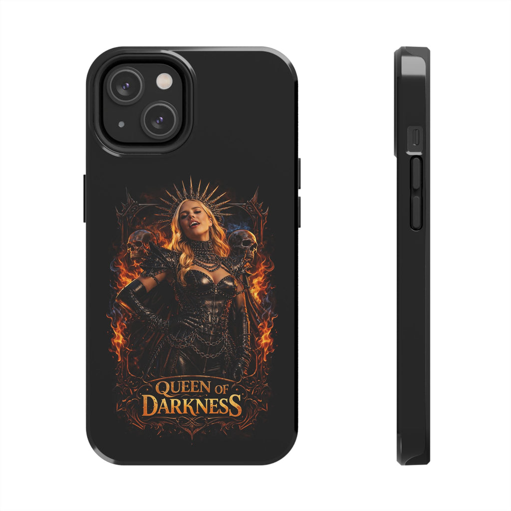 Crystal Sparkle Queen of Darkness by Dark.Lex  Phone Case — Gothic Flame Protective Case