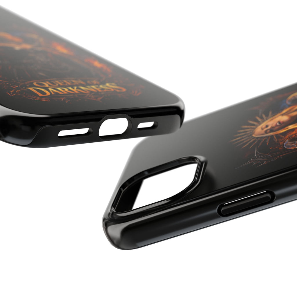 Crystal Sparkle Queen of Darkness by Dark.Lex  Phone Case — Gothic Flame Protective Case