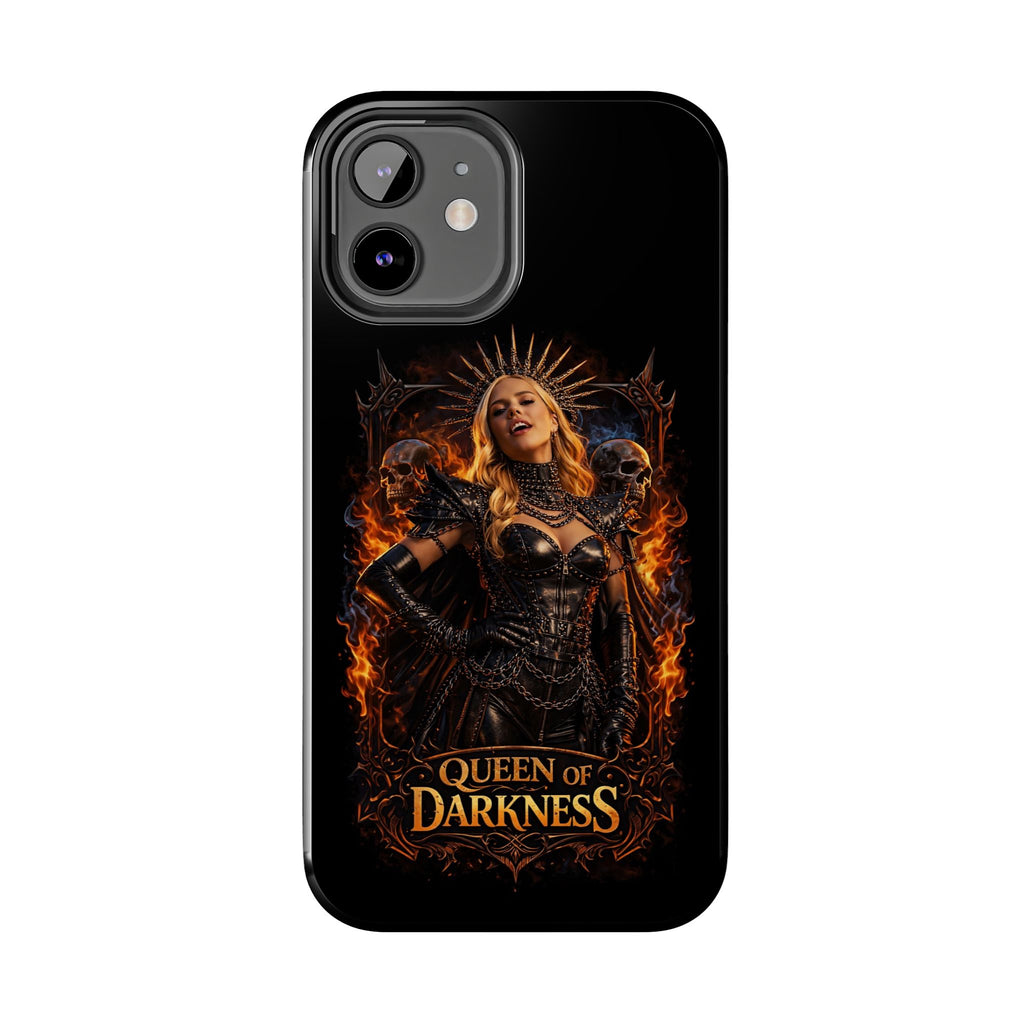 Crystal Sparkle Queen of Darkness by Dark.Lex  Phone Case — Gothic Flame Protective Case