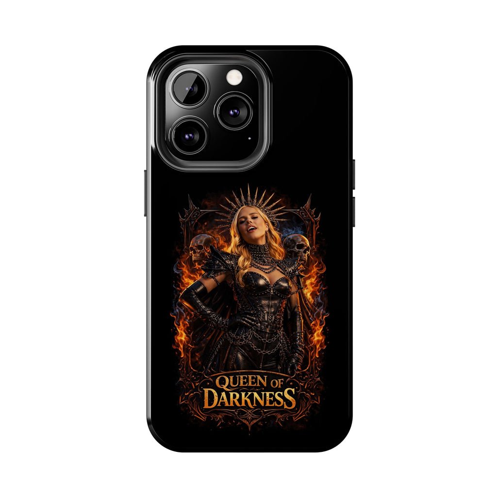Crystal Sparkle Queen of Darkness by Dark.Lex  Phone Case — Gothic Flame Protective Case