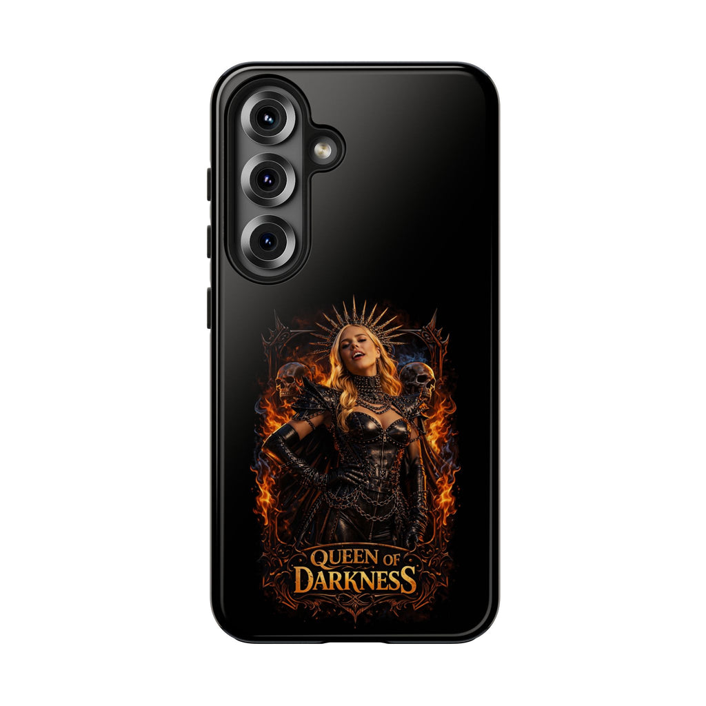Crystal Sparkle Queen of Darkness by Dark.Lex  Phone Case — Gothic Flame Protective Case