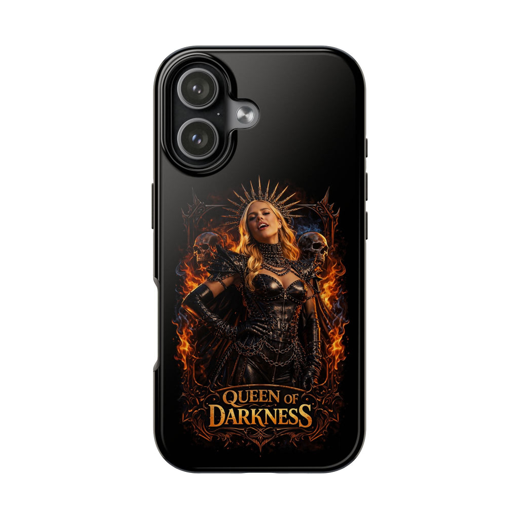 Crystal Sparkle Queen of Darkness by Dark.Lex  Phone Case — Gothic Flame Protective Case