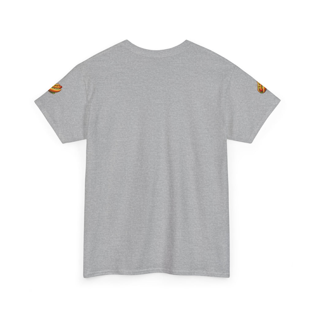T-Shirt — "I swear my sense of humor is mature." by Taliasaurus Funny Hot Dog Graphic Tee