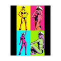 Pop Art Pin-Up Sailor Crystal by FoxQT Poster — Retro Colorful Rolled Poster
