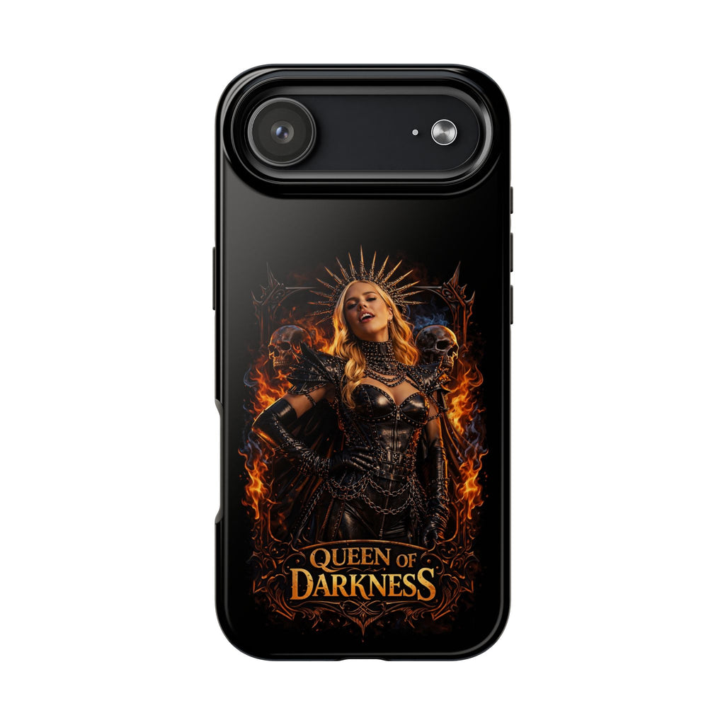 Crystal Sparkle Queen of Darkness by Dark.Lex  Phone Case — Gothic Flame Protective Case