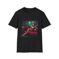 Tina Fish-Head Femme Fatale T-Shirt — Retro Horror Pinup Graphic Tee