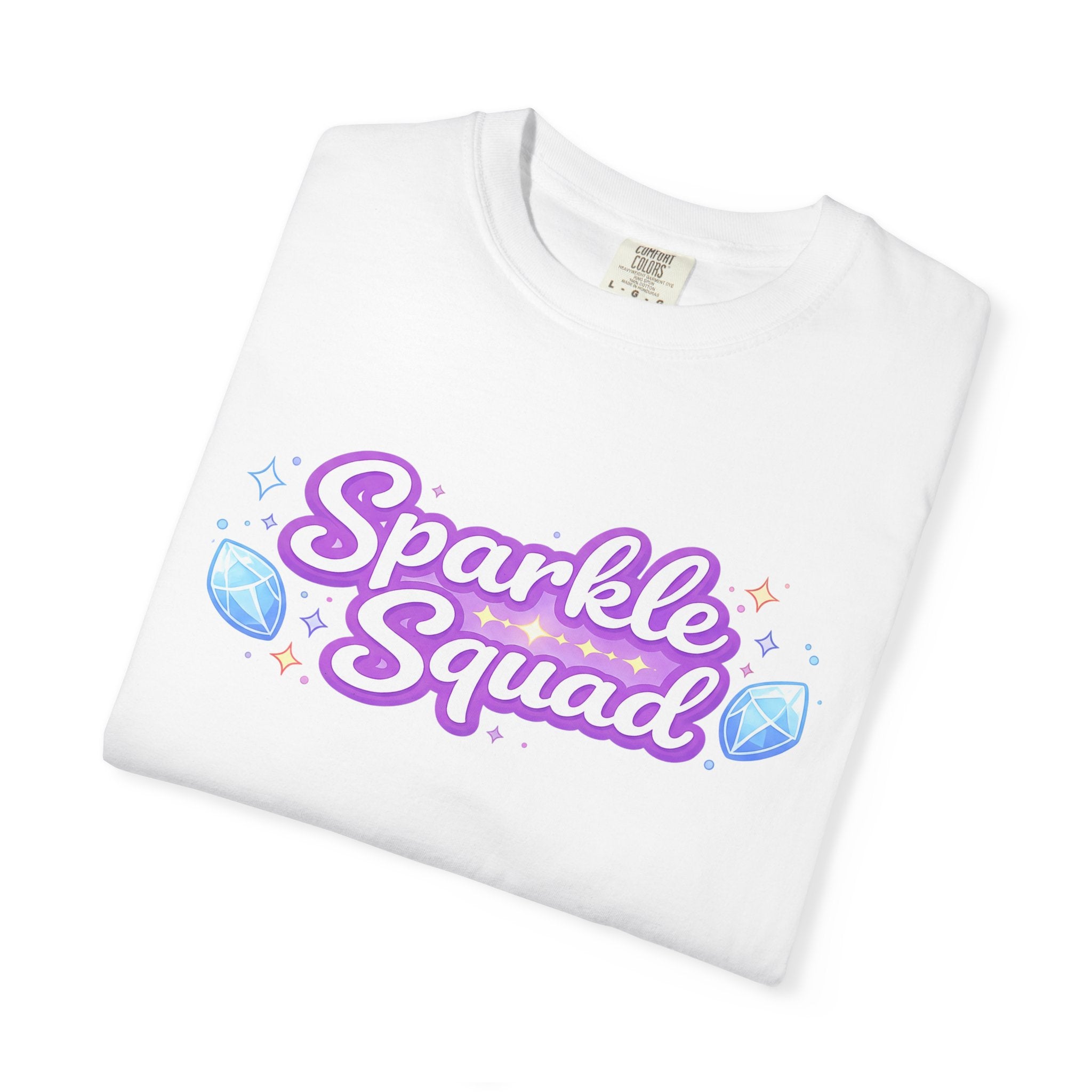 Sparkle Squad by GareBearStare T-Shirt — Cute Glitter Gem Graphic Tee