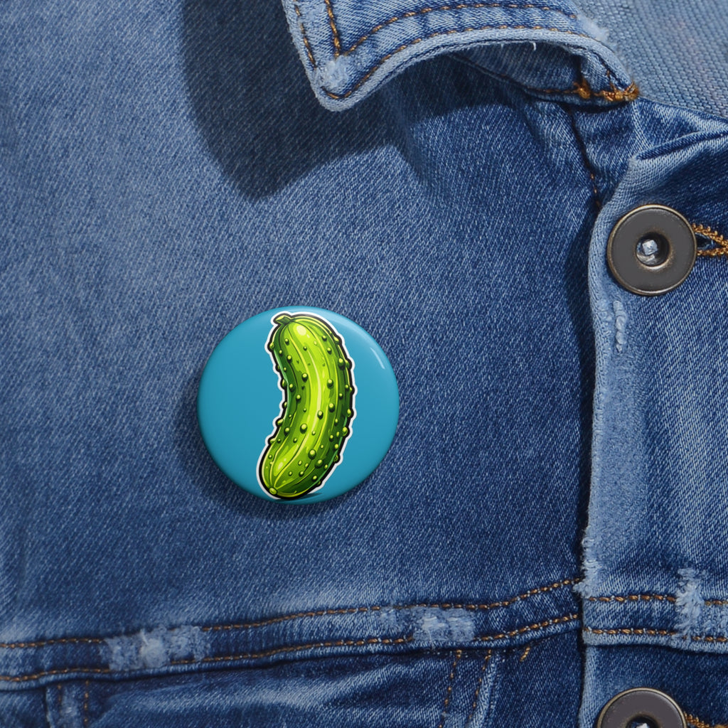 Silly Pickle Pin Buttons