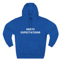Lexi "Meets Expectations" Blue Hoodie —  Statement Pullover