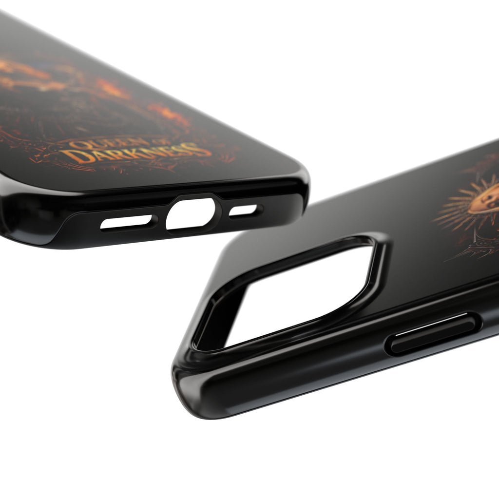 Crystal Sparkle Queen of Darkness by Dark.Lex  Phone Case — Gothic Flame Protective Case