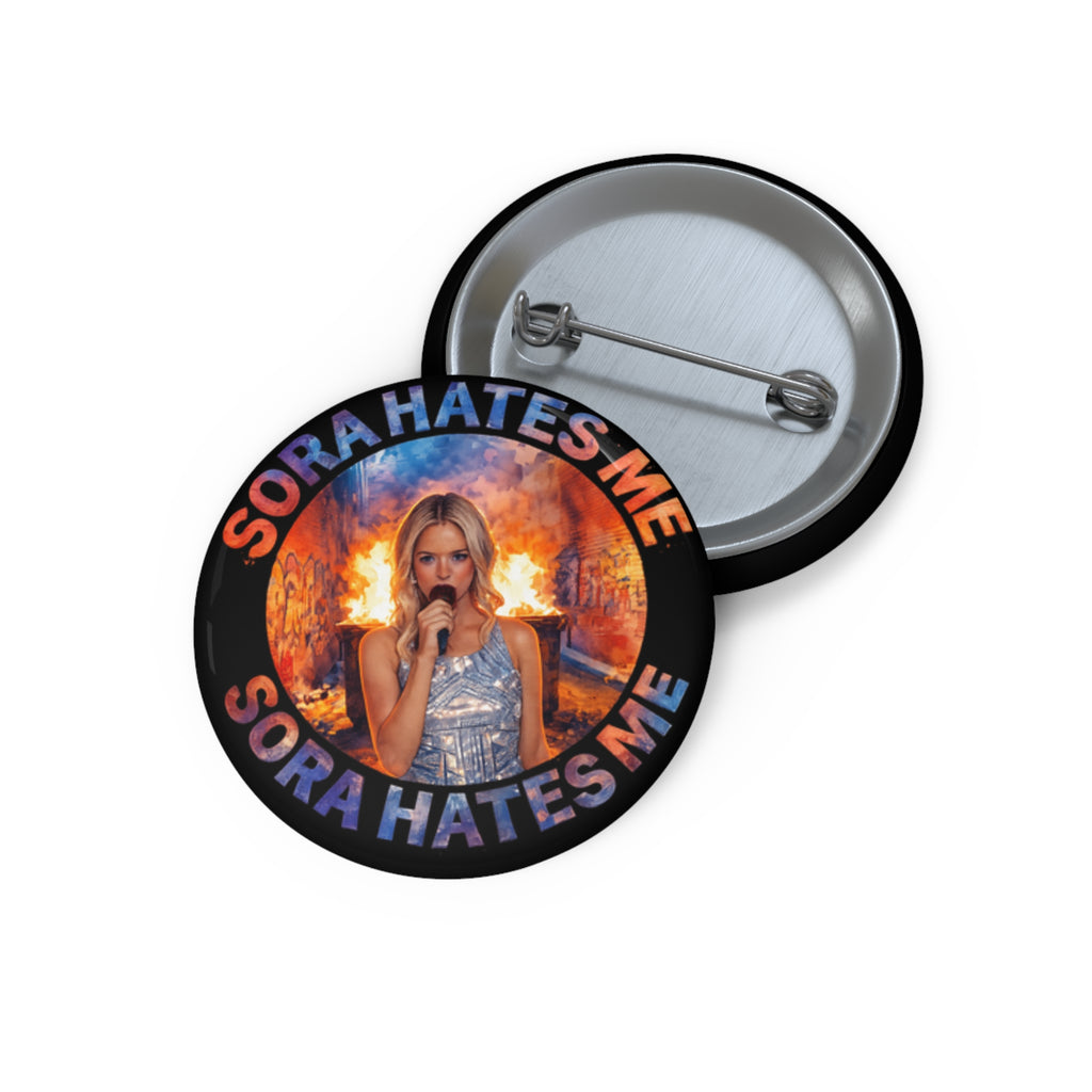 Crystal Sparkle “SORA HATES ME” Fan Pin