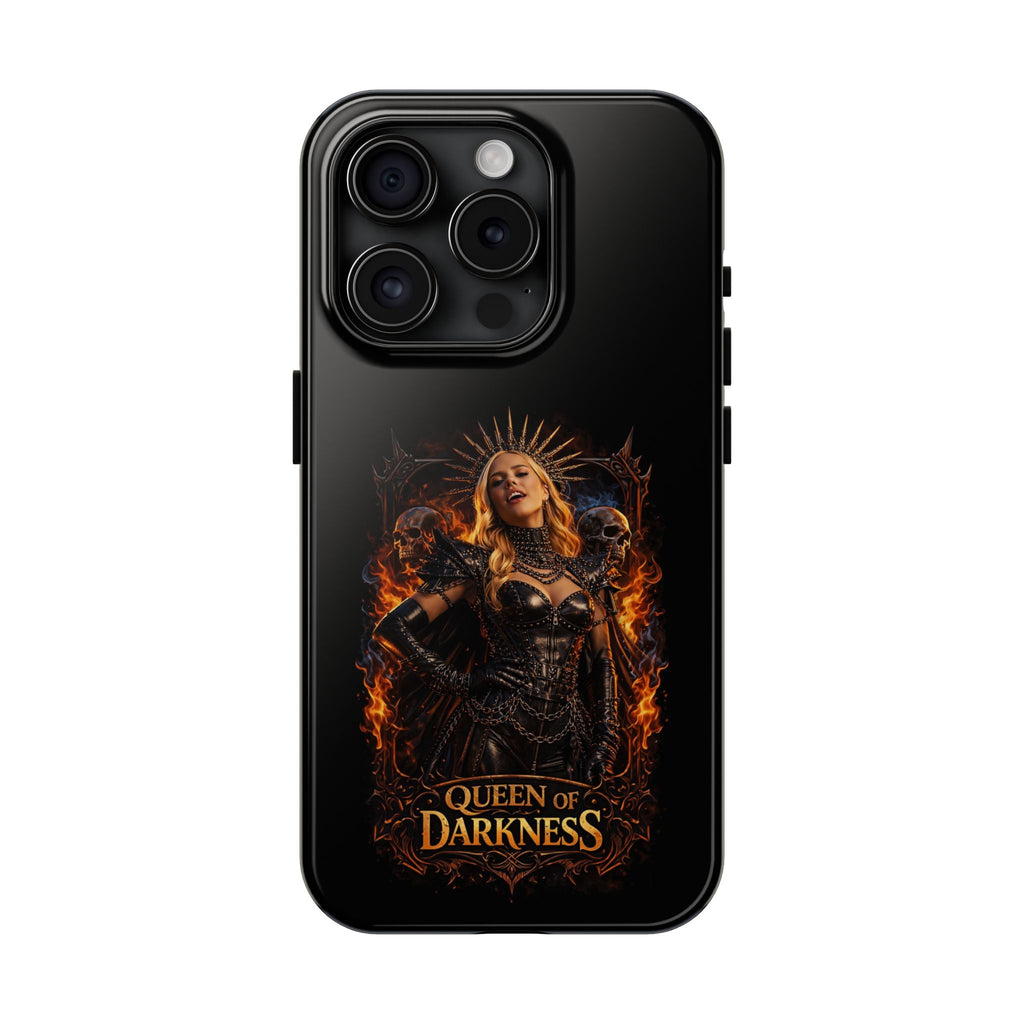 Crystal Sparkle Queen of Darkness by Dark.Lex  Phone Case — Gothic Flame Protective Case
