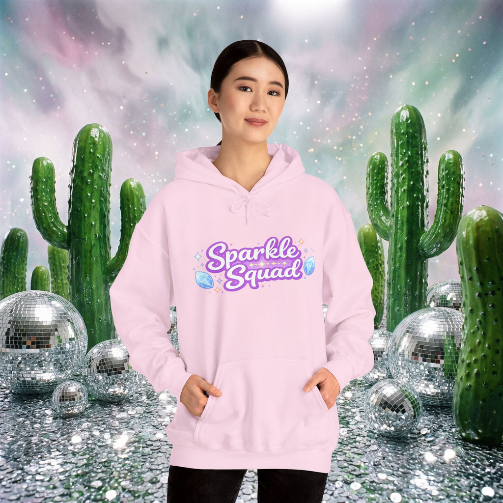 Sparkle Squad by GareBearStare Hoodie – Cute Pastel Gem Graphic Sweatshirt