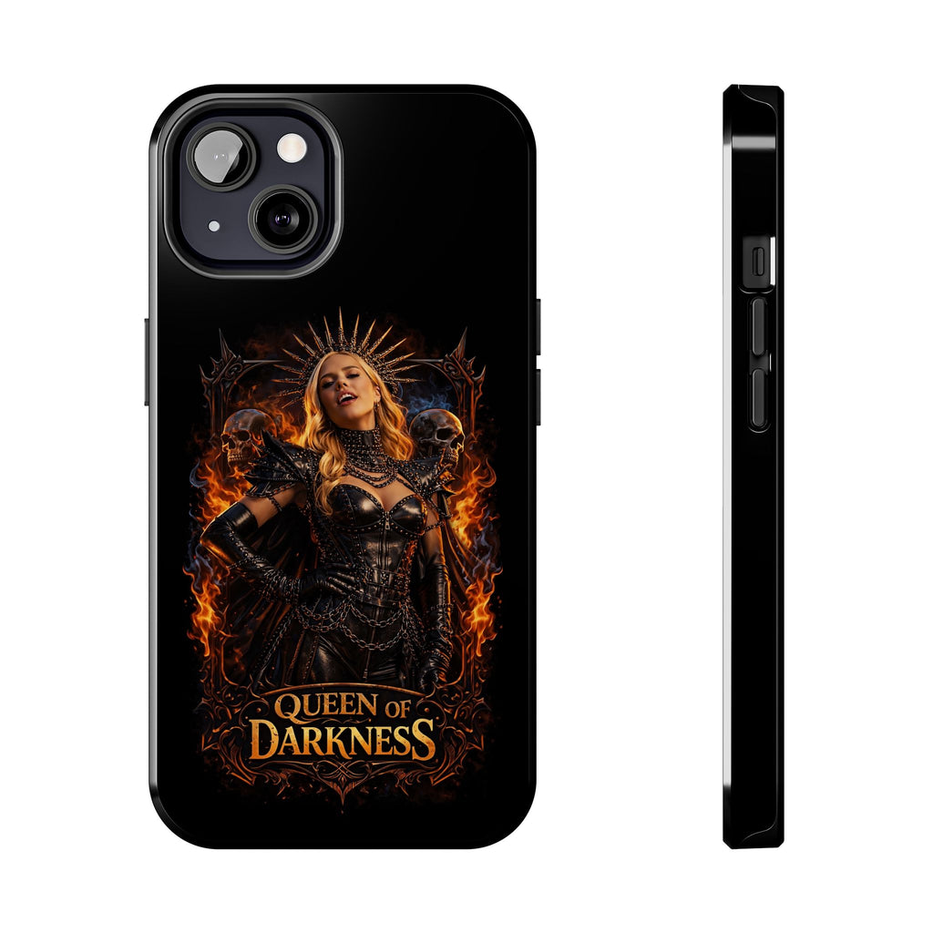 Crystal Sparkle Queen of Darkness by Dark.Lex  Phone Case — Gothic Flame Protective Case