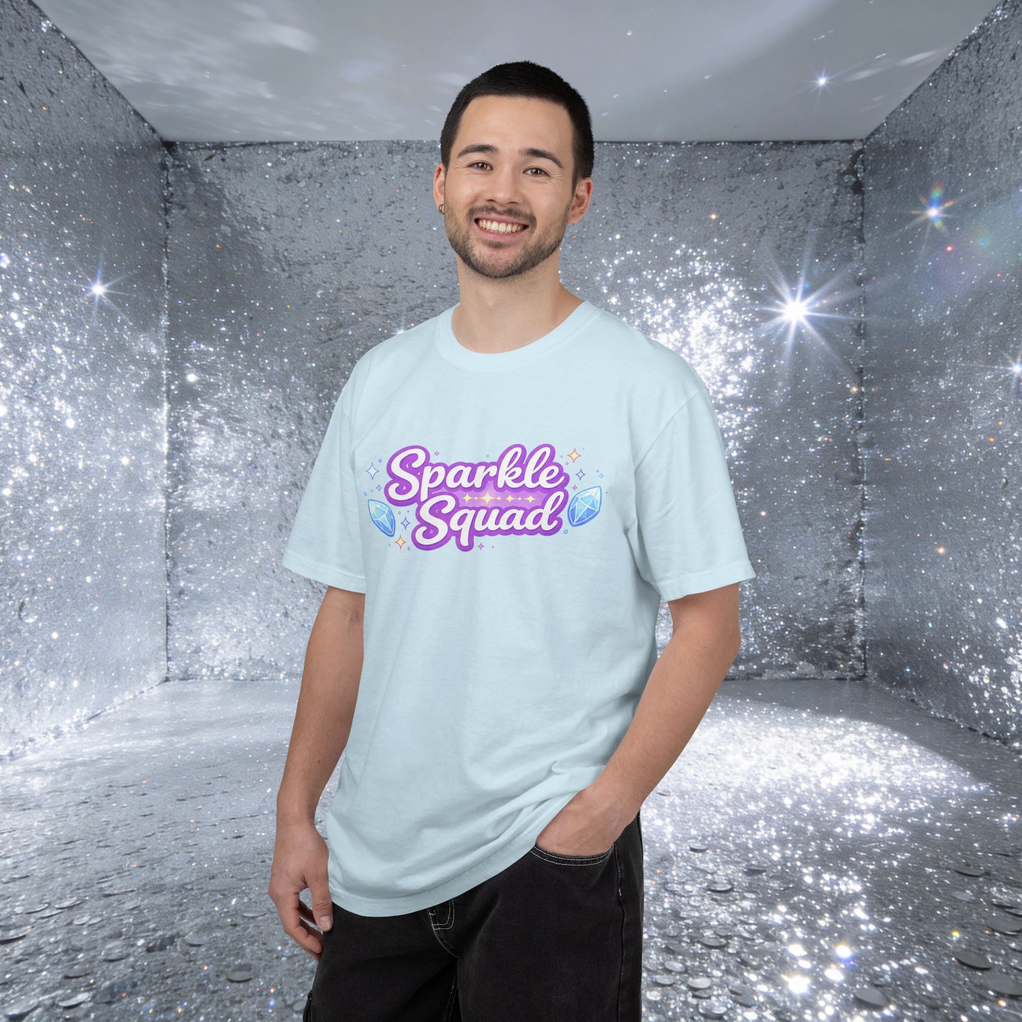 Sparkle Squad by GareBearStare T-Shirt — Cute Glitter Gem Graphic Tee