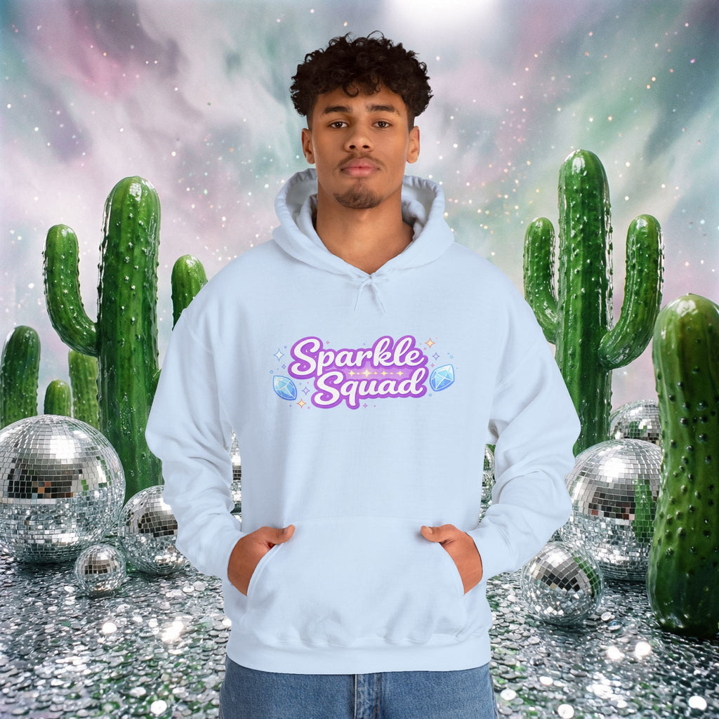 Sparkle Squad by GareBearStare Hoodie – Cute Pastel Gem Graphic Sweatshirt