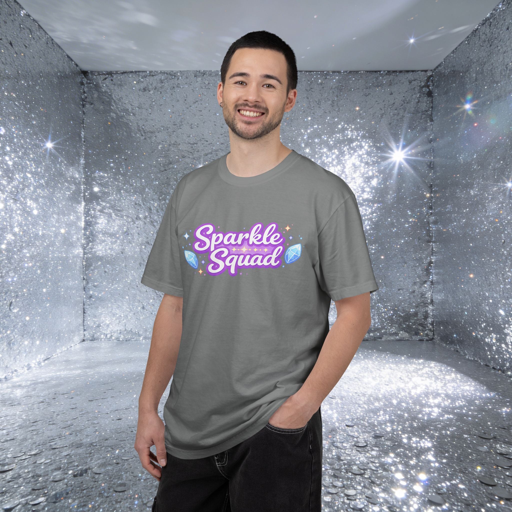 Sparkle Squad by GareBearStare T-Shirt — Cute Glitter Gem Graphic Tee