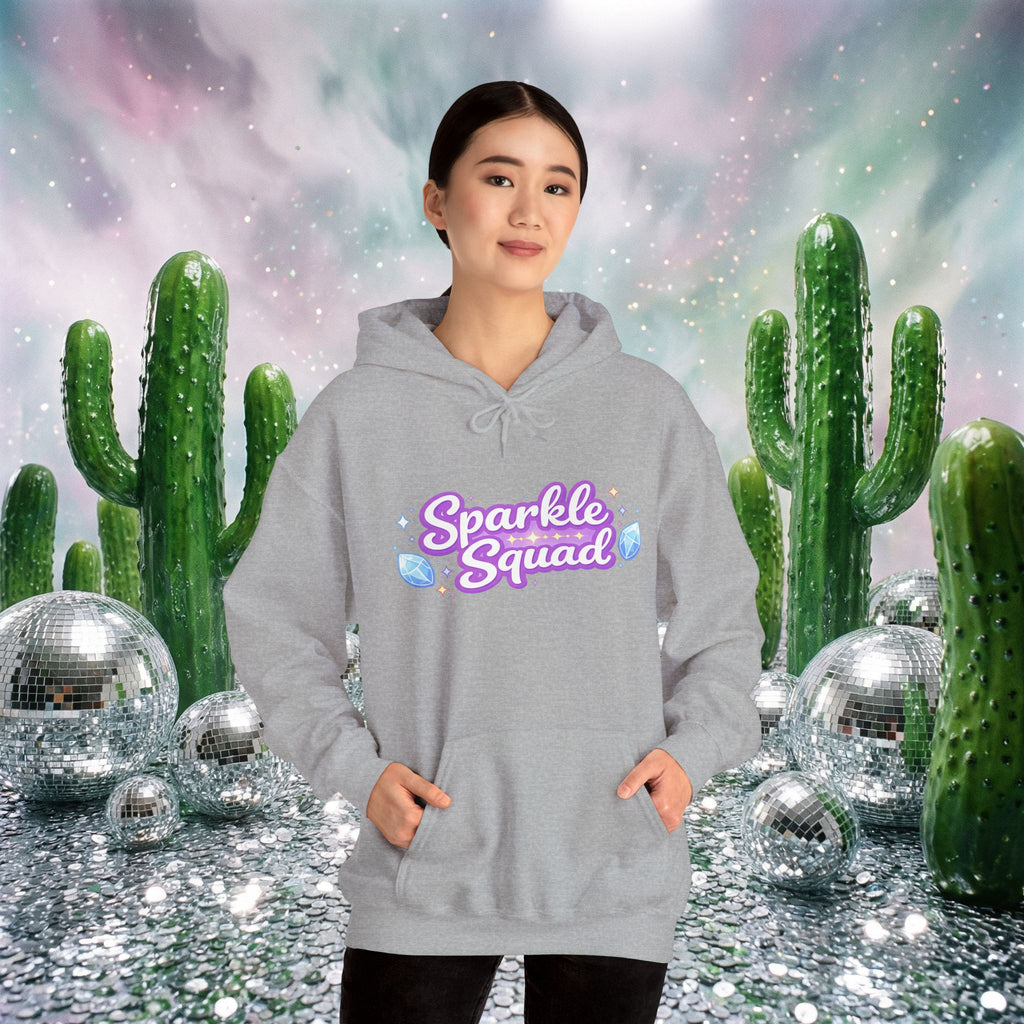 Sparkle Squad by GareBearStare Hoodie – Cute Pastel Gem Graphic Sweatshirt