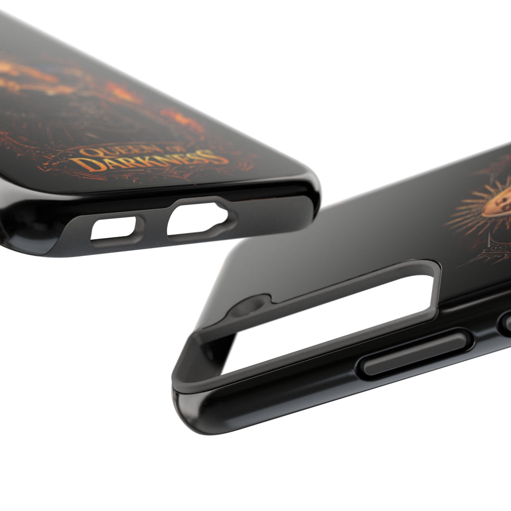Crystal Sparkle Queen of Darkness by Dark.Lex  Phone Case — Gothic Flame Protective Case