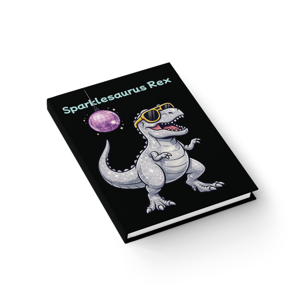 Sparklesaurus Rex by Taliasaurus  Journal — Ruled Lined Notebook for Notes & Sketches