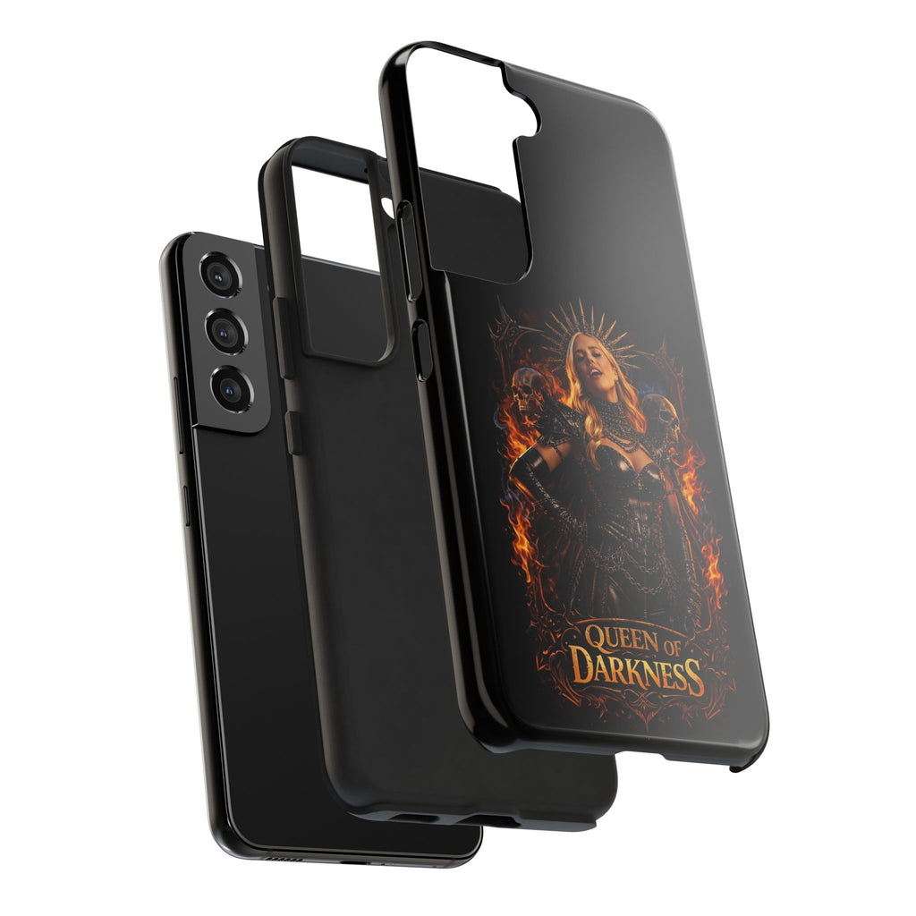 Crystal Sparkle Queen of Darkness by Dark.Lex  Phone Case — Gothic Flame Protective Case