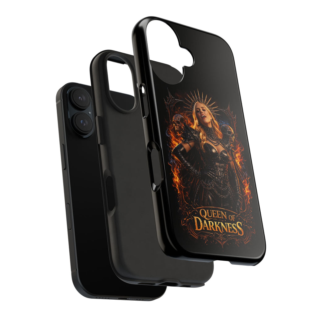 Crystal Sparkle Queen of Darkness by Dark.Lex  Phone Case — Gothic Flame Protective Case