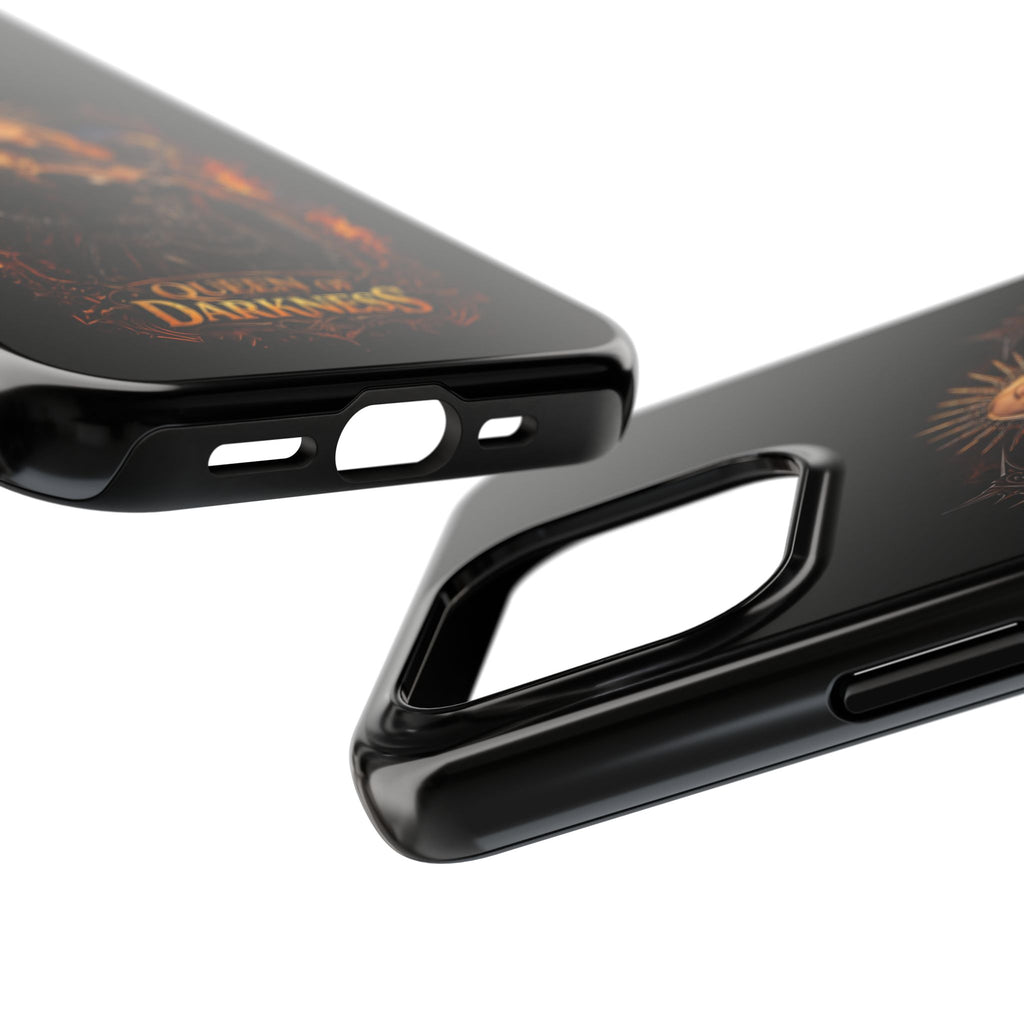 Crystal Sparkle Queen of Darkness by Dark.Lex  Phone Case — Gothic Flame Protective Case
