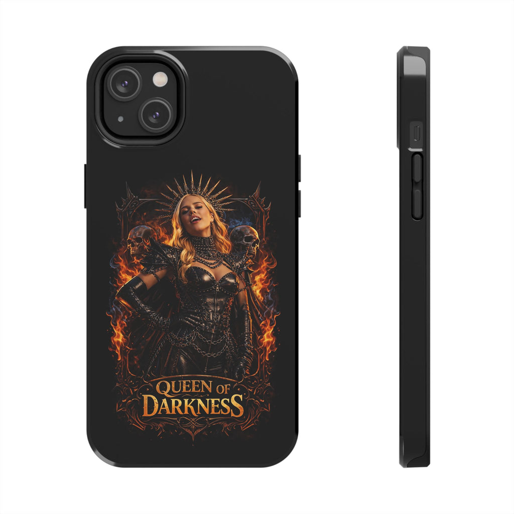 Crystal Sparkle Queen of Darkness by Dark.Lex  Phone Case — Gothic Flame Protective Case