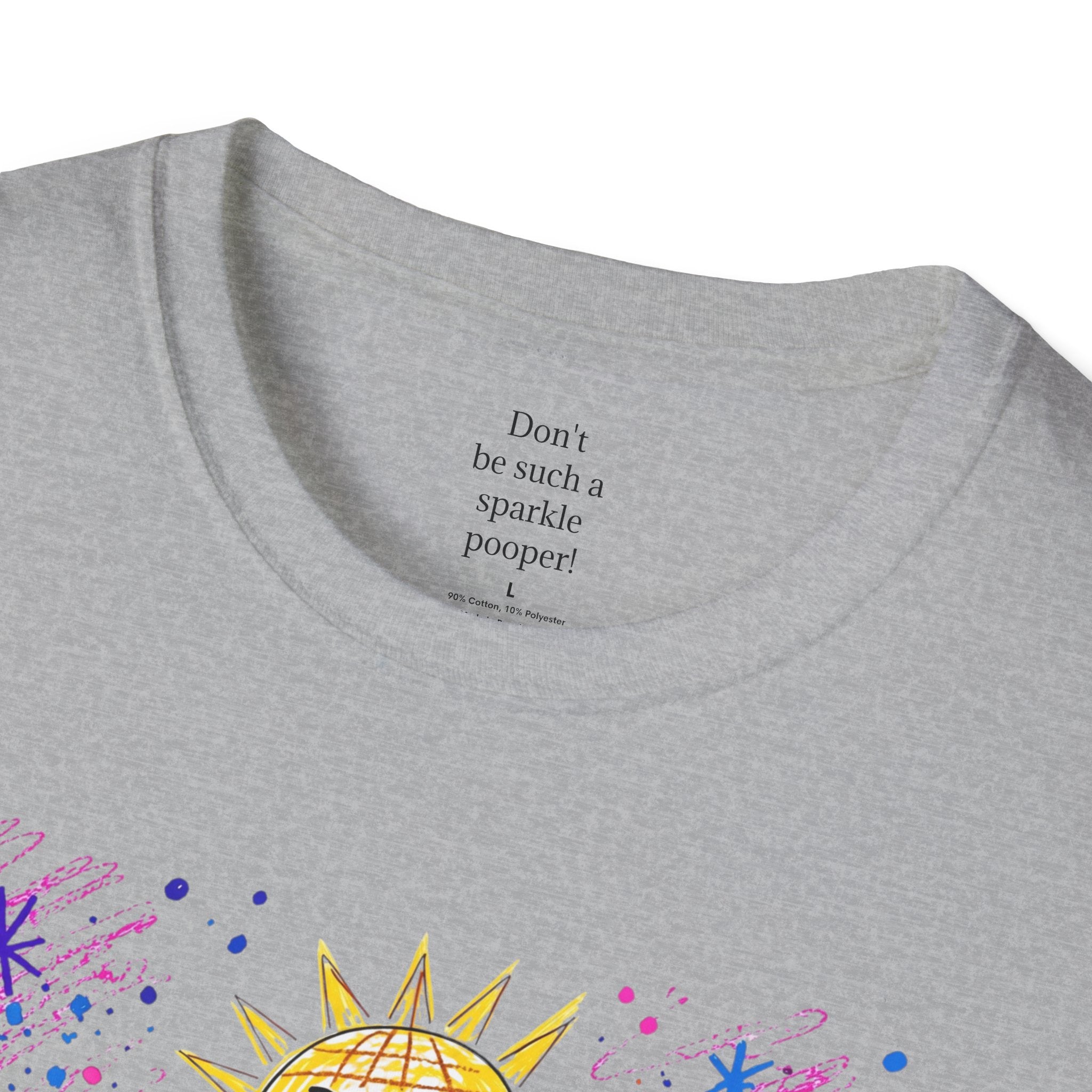 Sparkle Squad Dance Party by MilesGT T-Shirt — "My Best Friends Dance Party" Crystal Sparkle Drawing by MilesGT Cute Graphic Tee