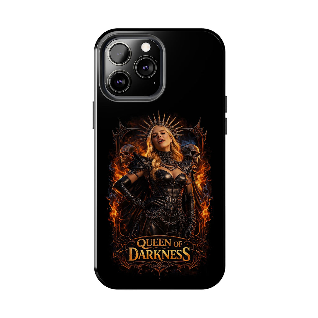 Crystal Sparkle Queen of Darkness by Dark.Lex  Phone Case — Gothic Flame Protective Case