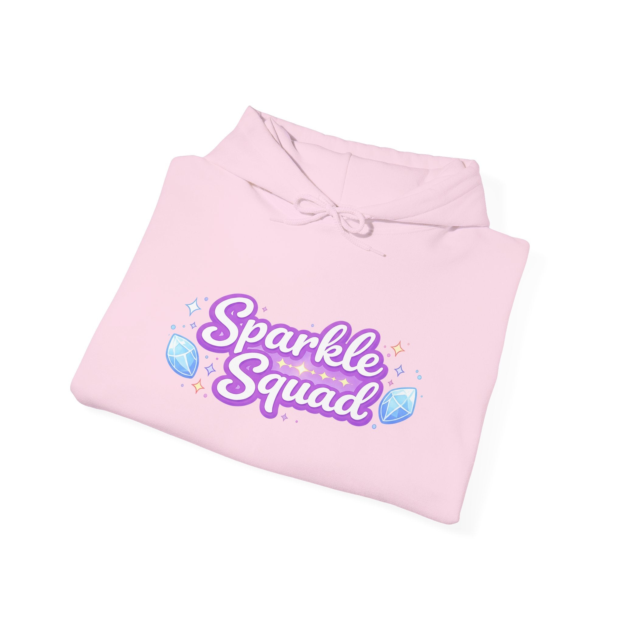Sparkle Squad by GareBearStare Hoodie – Cute Pastel Gem Graphic Sweatshirt