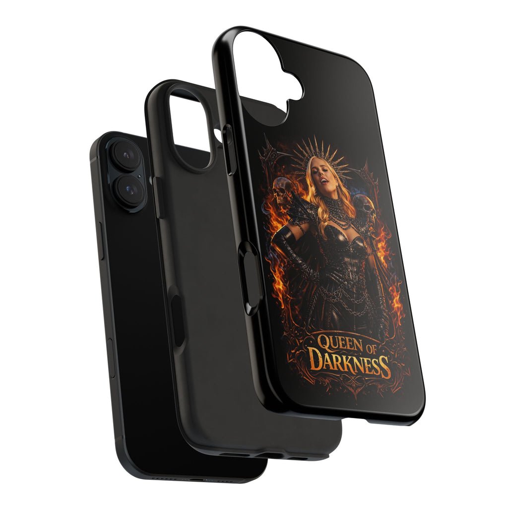 Crystal Sparkle Queen of Darkness by Dark.Lex  Phone Case — Gothic Flame Protective Case
