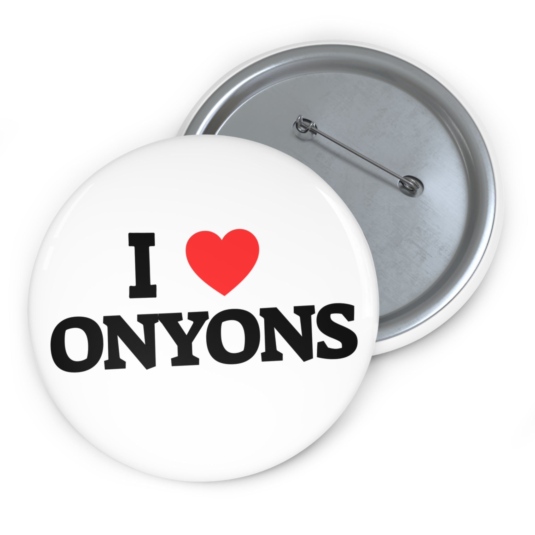 I Heart Onyons Pin