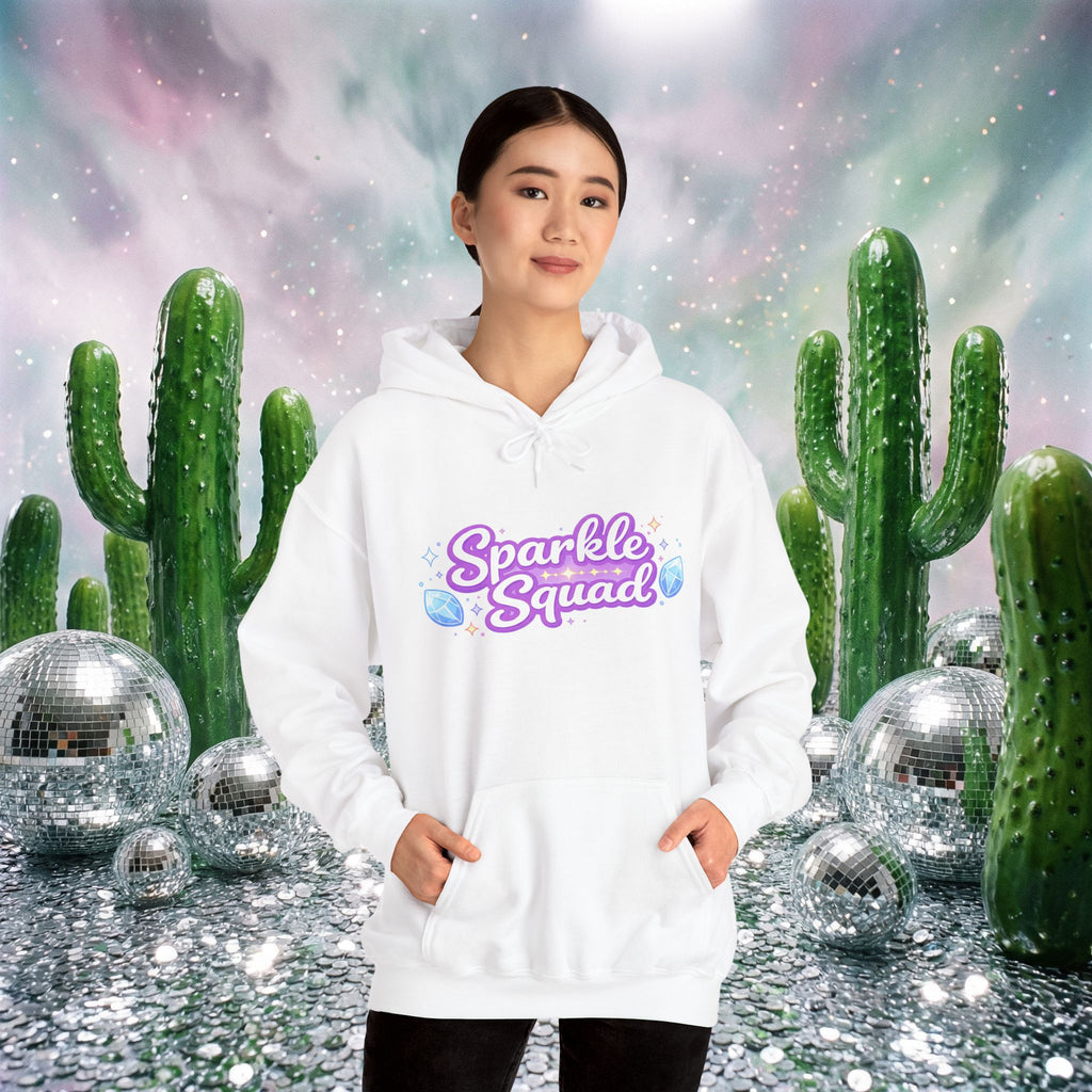 Sparkle Squad by GareBearStare Hoodie – Cute Pastel Gem Graphic Sweatshirt