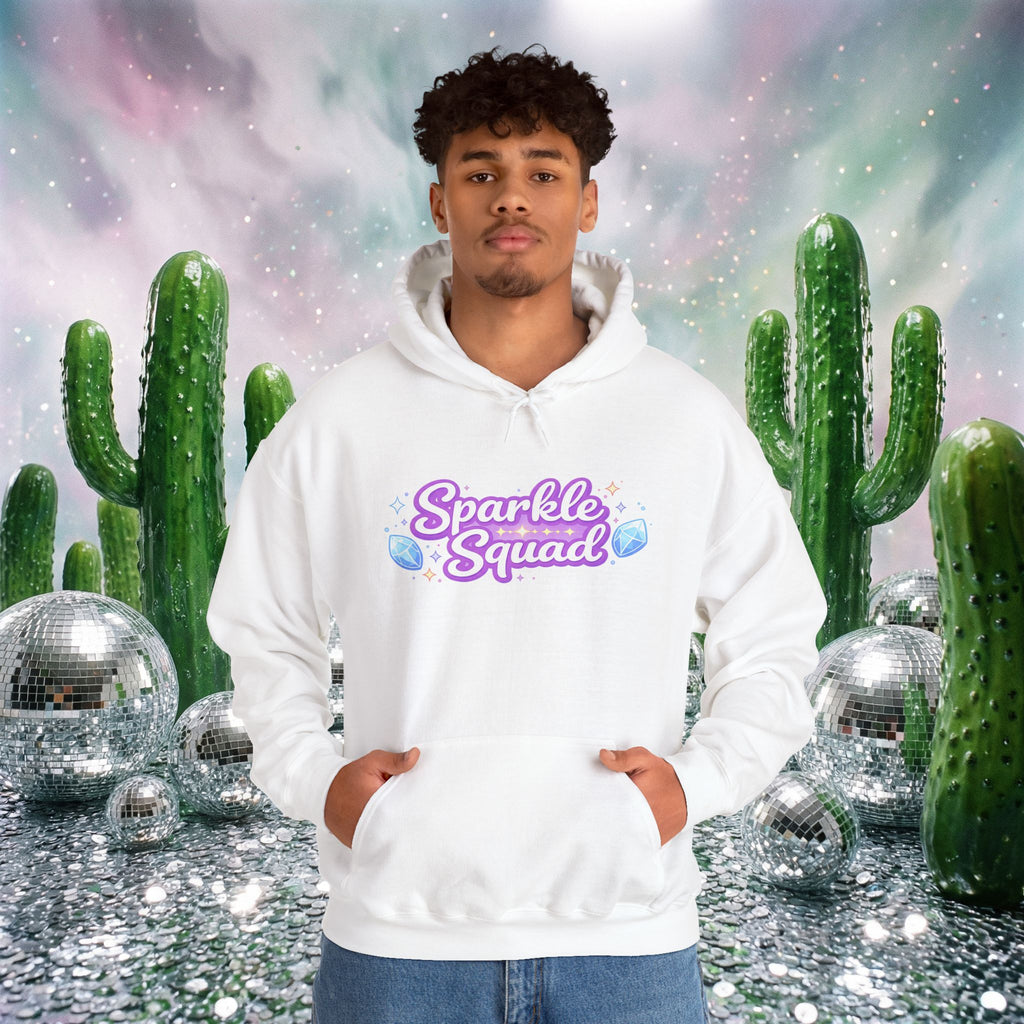 Sparkle Squad by GareBearStare Hoodie – Cute Pastel Gem Graphic Sweatshirt
