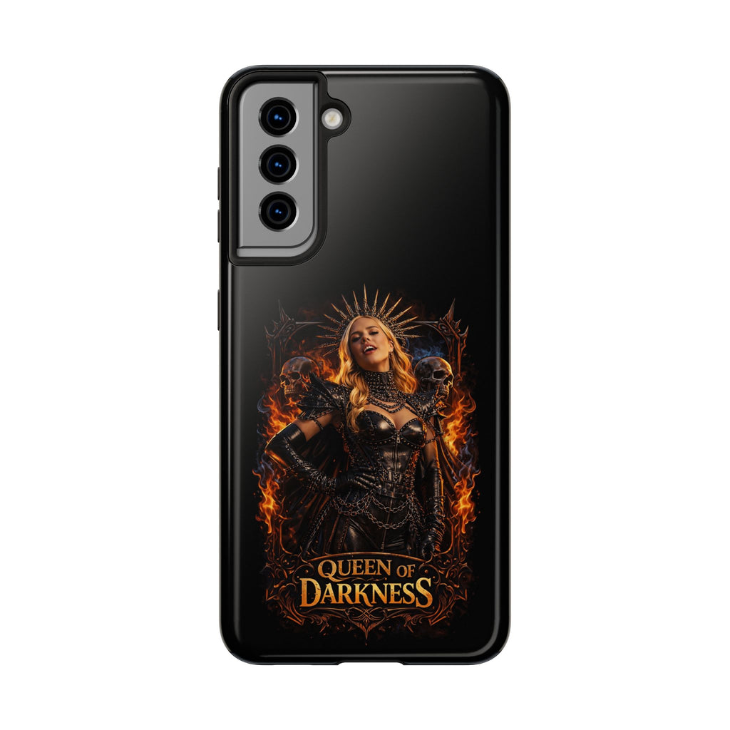 Crystal Sparkle Queen of Darkness by Dark.Lex  Phone Case — Gothic Flame Protective Case