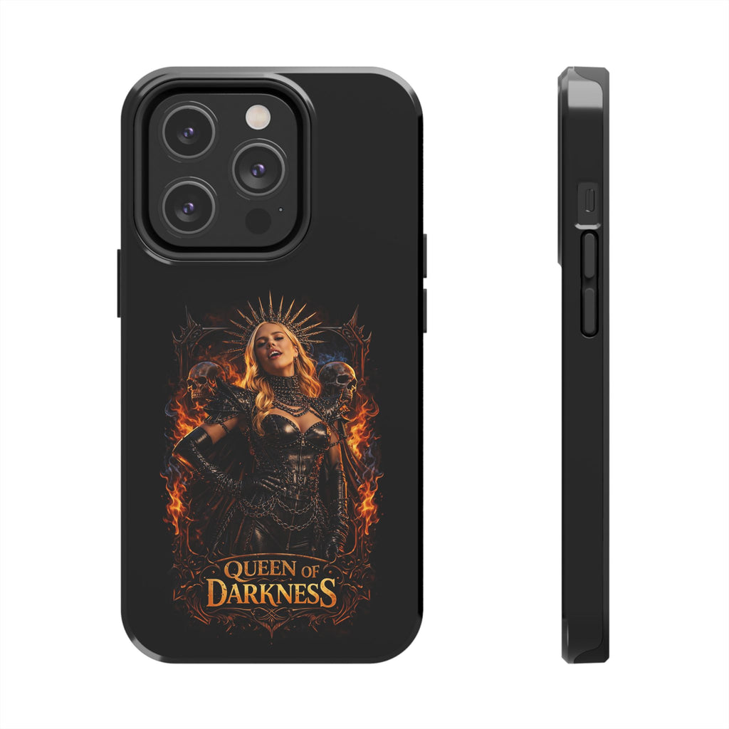 Crystal Sparkle Queen of Darkness by Dark.Lex  Phone Case — Gothic Flame Protective Case