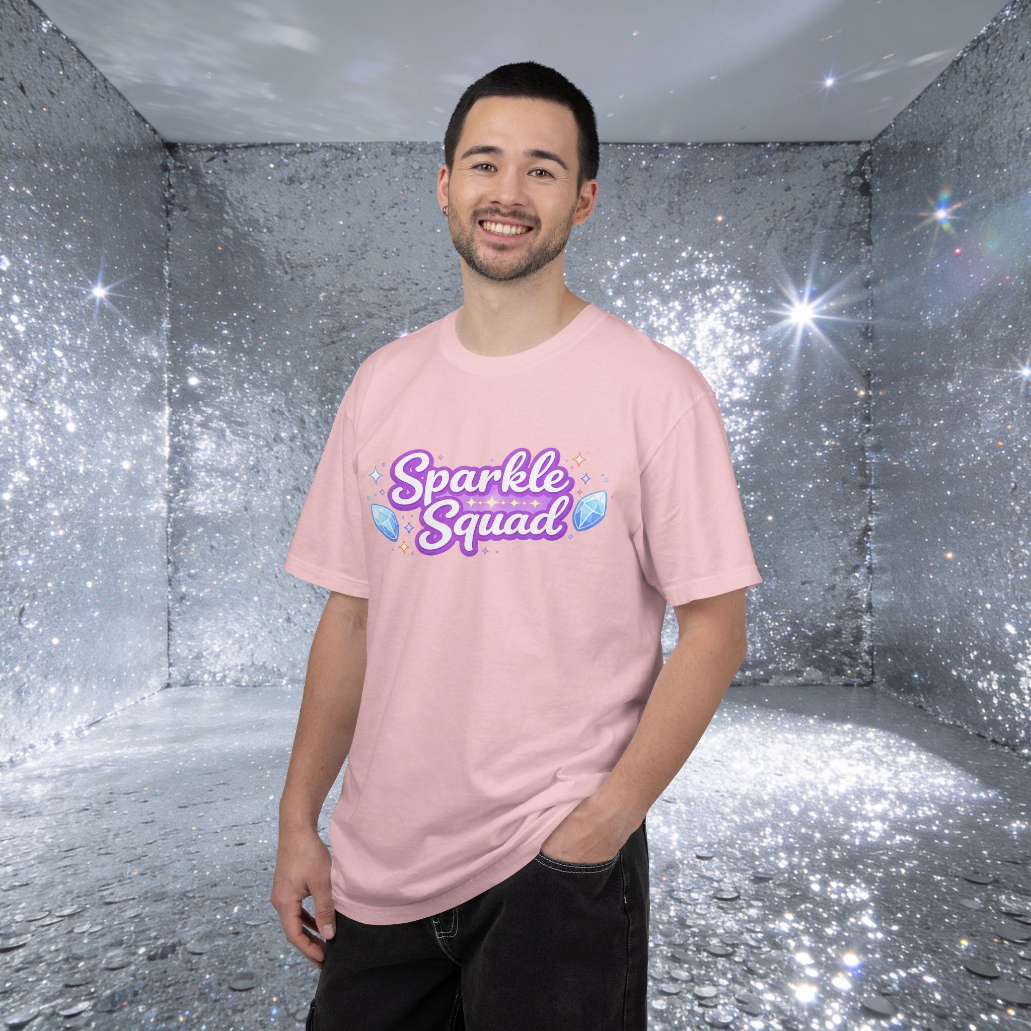 Sparkle Squad by GareBearStare T-Shirt — Cute Glitter Gem Graphic Tee