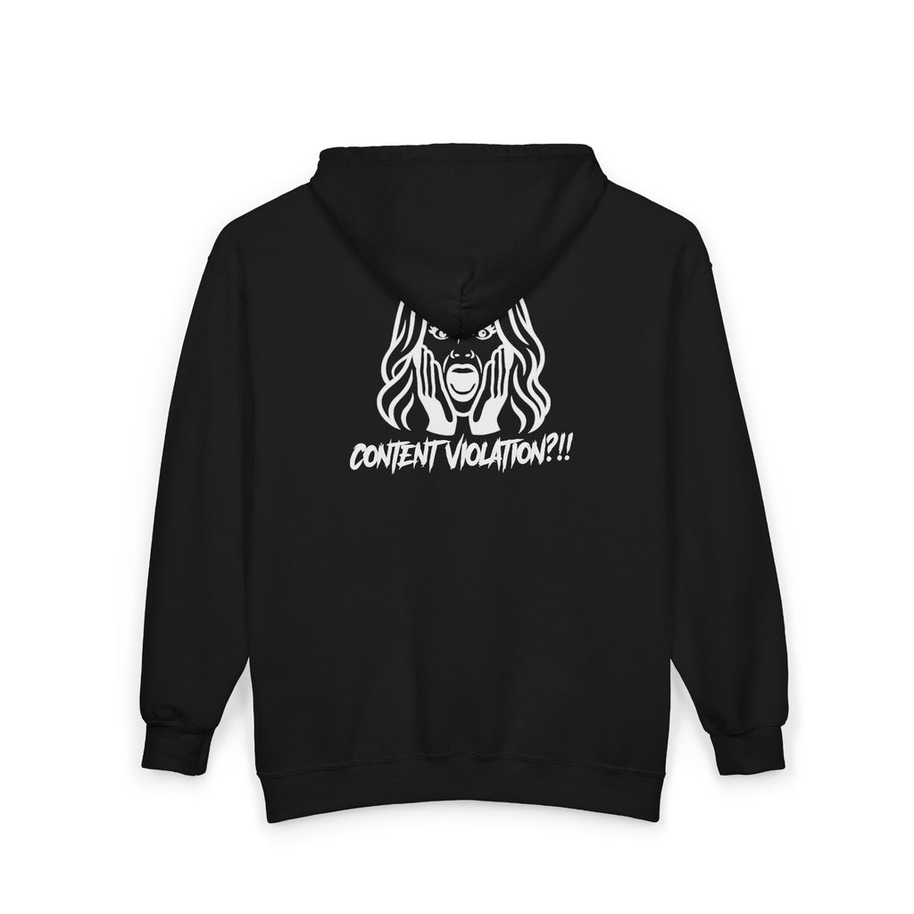 Crystal Sparkle Content Violation by Taliasaurus Unisex Heavy Blend™ Full Zip Hooded Sweatshirt