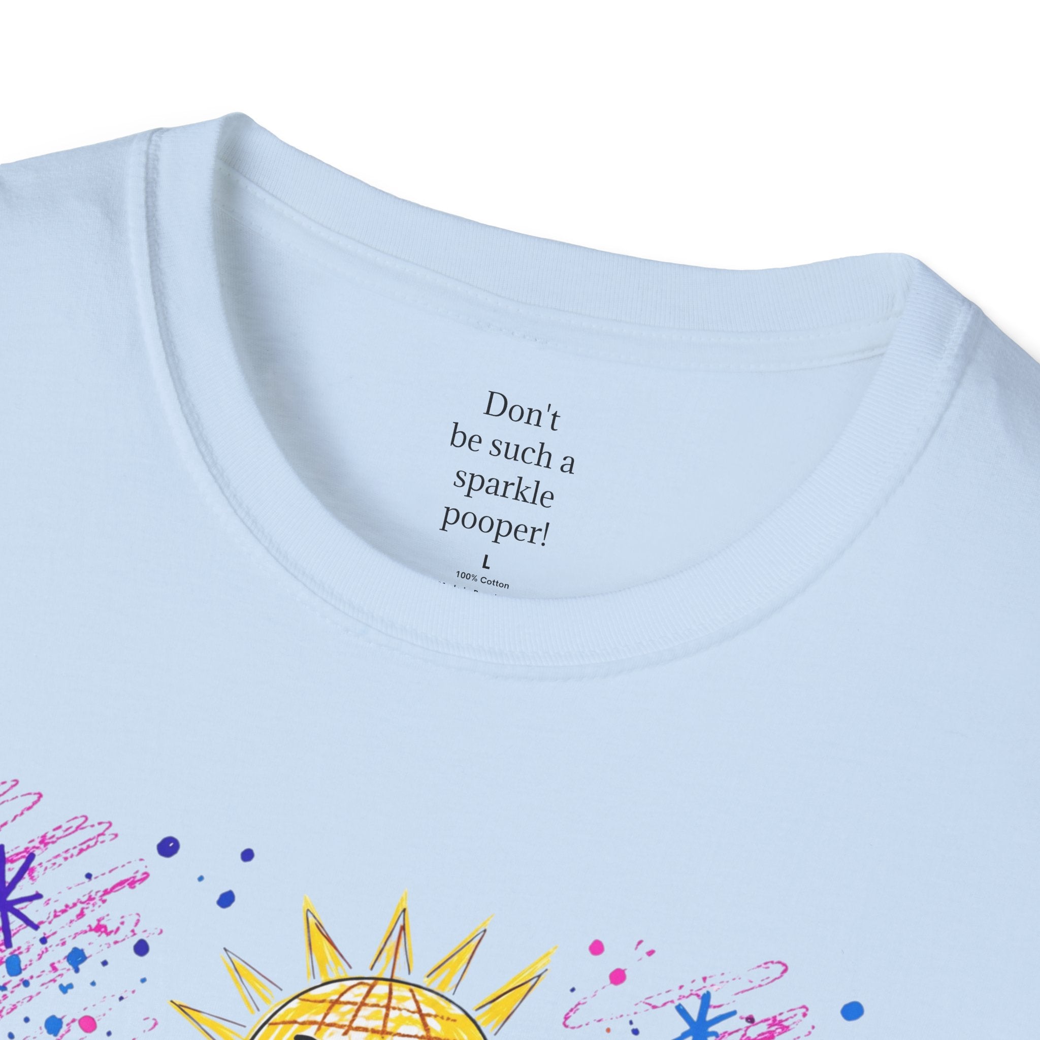 Sparkle Squad Dance Party by MilesGT T-Shirt — "My Best Friends Dance Party" Crystal Sparkle Drawing by MilesGT Cute Graphic Tee